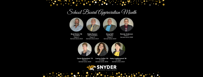 School Board Appreciation Month