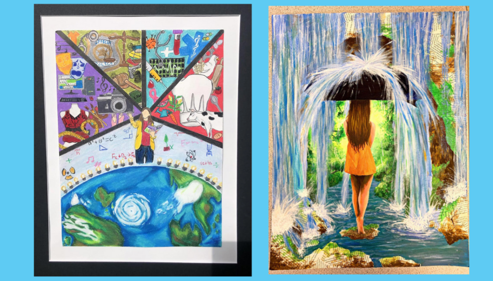 high school student's art