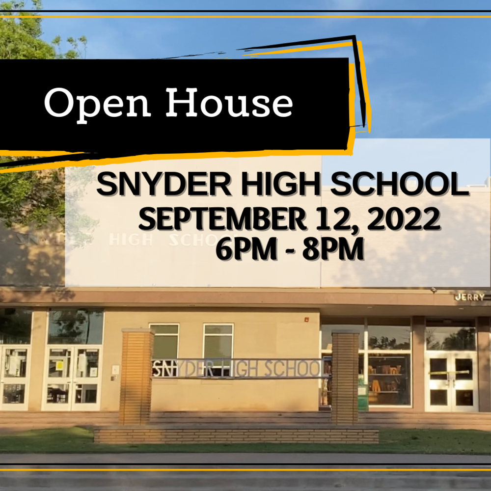 You're Invited | Snyder High School