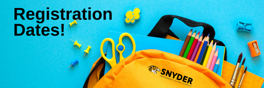 SISD Registration dates have been set