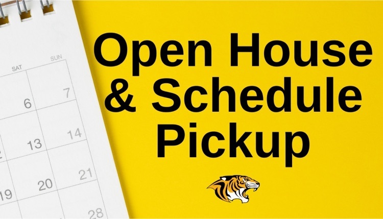 Open house and schedule pick up