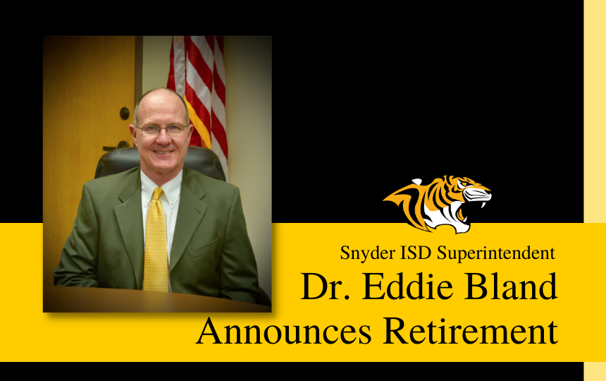 Snyder ISD Superintendent announces retirement 