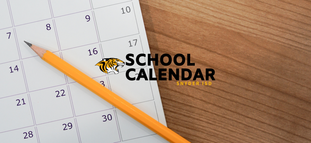 School Calendar Graphic