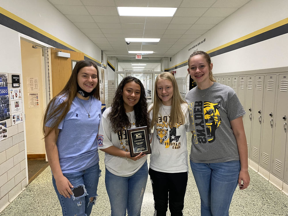 Team members consisted of: Allie Beck, Dayz Lentz, Peyten Grope, Ava Martinez
