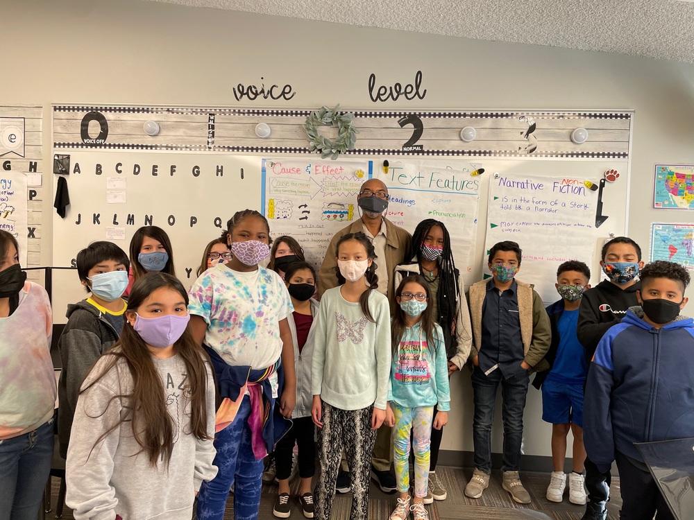 Mayor Tony Wofford Visits Ms. Hermosillo's 4th Grade Class