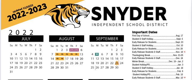 photo of calendar 