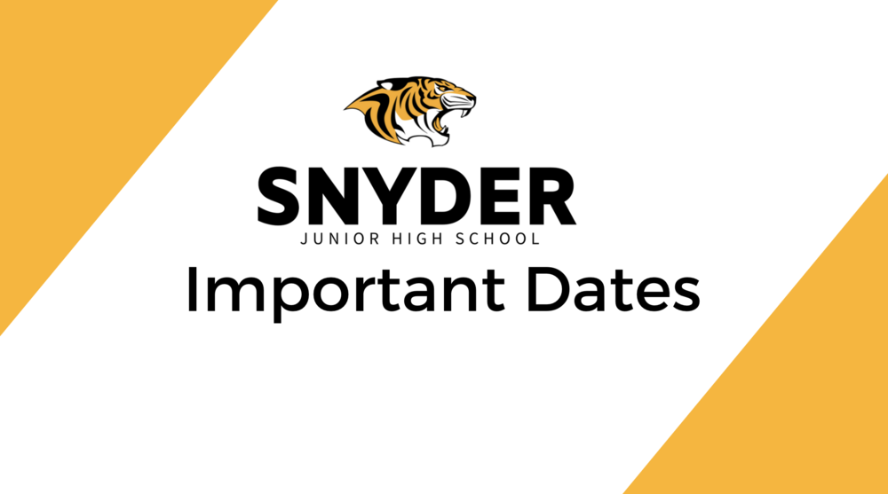 SJH Logo Important Dates