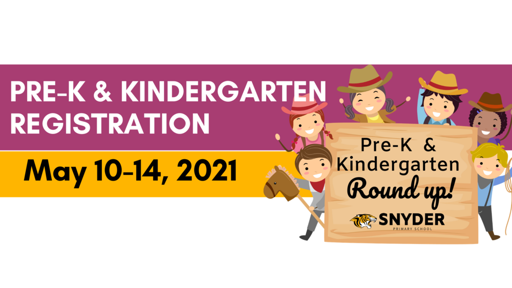 Pre-K & Kindergarten Regisration Dates Announced!