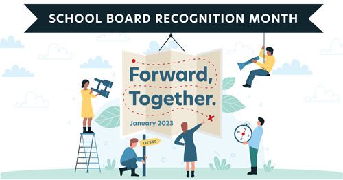 school board recognition month forward together