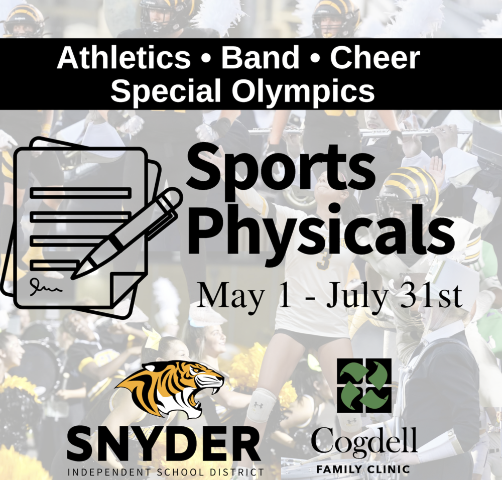 sports physicals promo