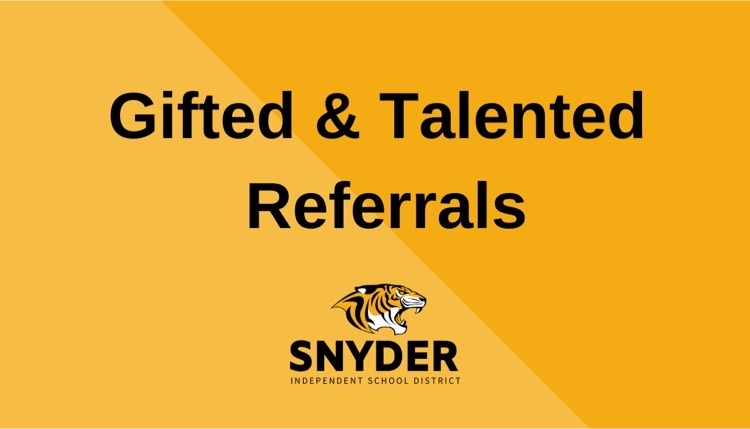 gifted and talented referrals