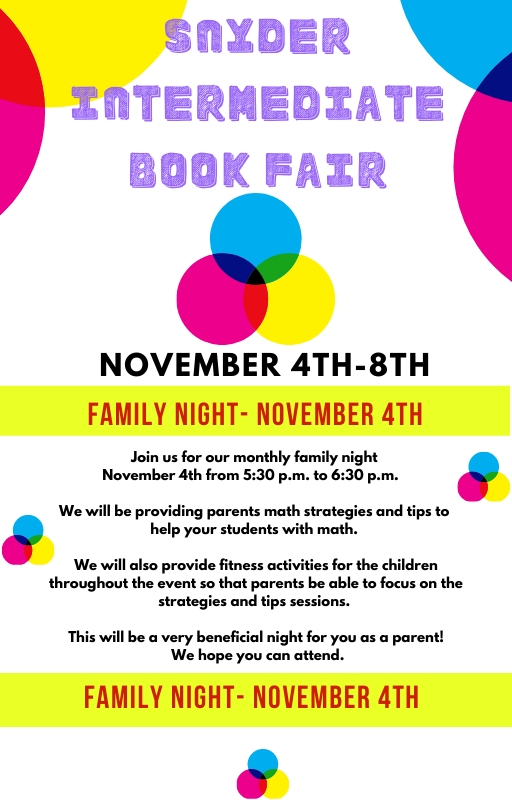 Book Fair/Family Night