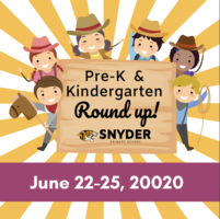 Pre- K & Kindergarten registration have been dates set!