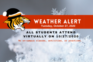 All Students To Attend Virtual Classes on 10/27/2020