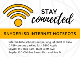 Snyder ISD Internet Hotspots