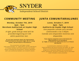 Community Meeting 10/7/19