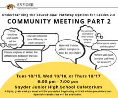 Community Meeting Part 2