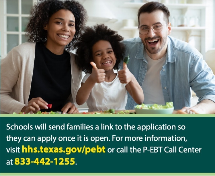 smiling family with contact information foe PBET (repeated in supporting text)