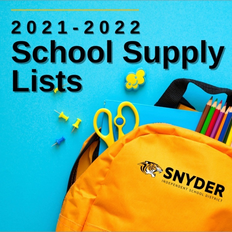 school supply lists graphic
