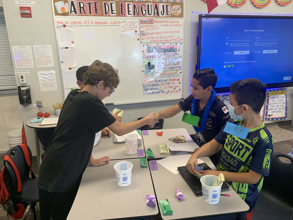 Students strike a deal on Shark Tank