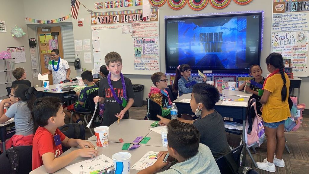 Students strike a deal on Shark Tank
