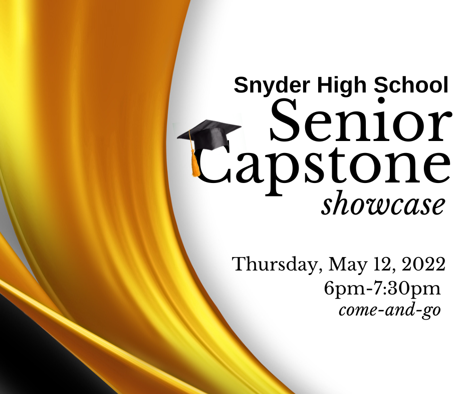 senior capstone showcase invite.  
