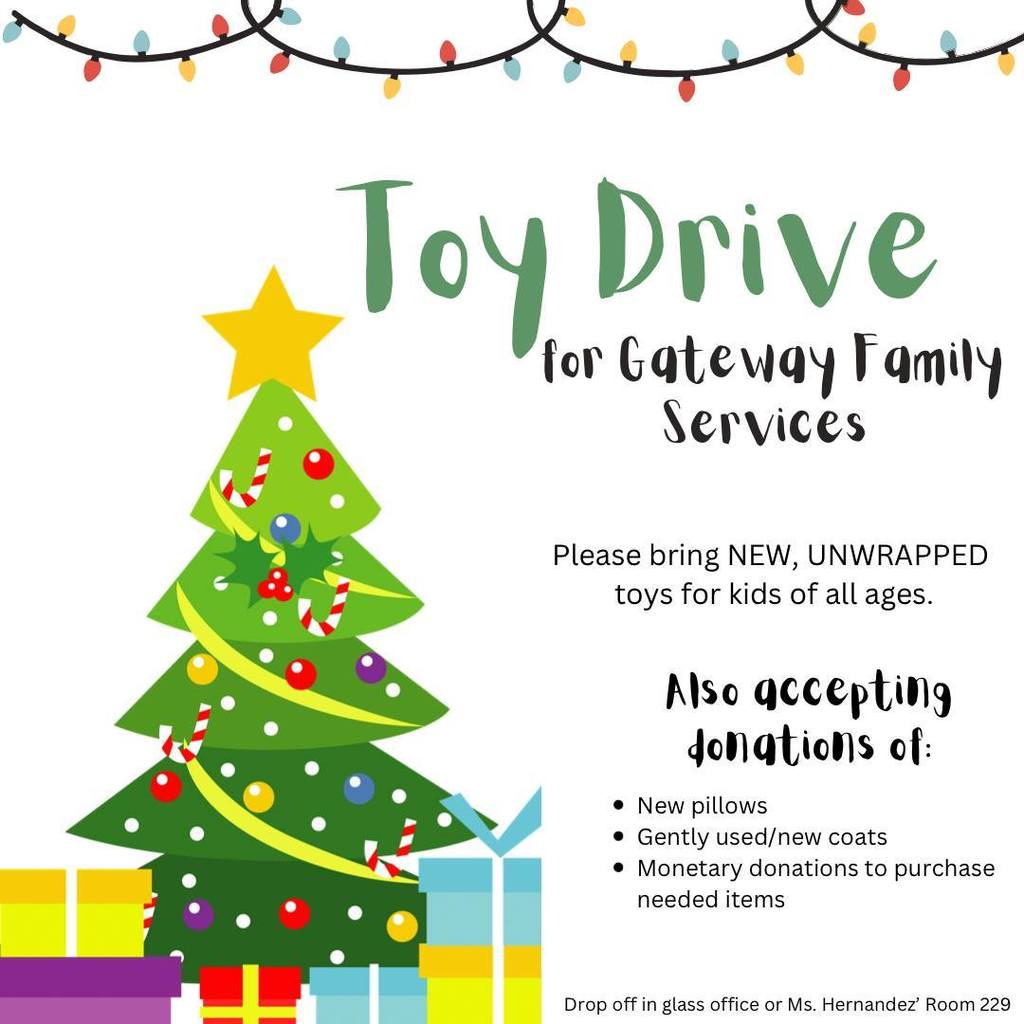 toy drive flyer