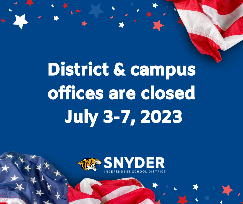 district and campus offices closed