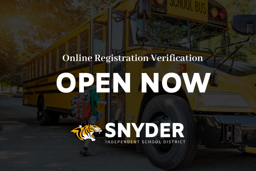 online regsitration verification open now